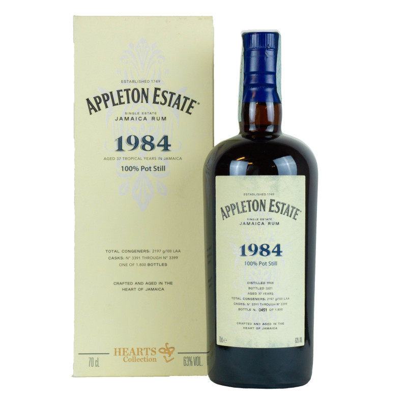 Appleton Estate 1984 Jamaica 37Y Hearts Collection: Una Recensione Completa di un Rum Leggendario