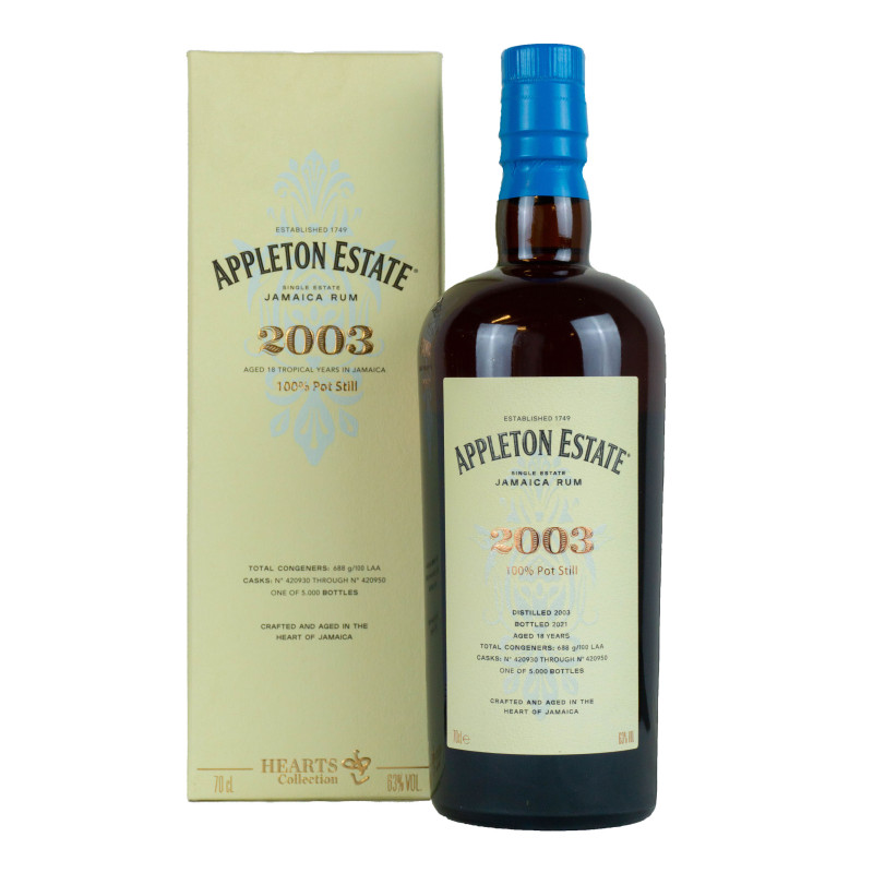 Appleton Estate 2003 Rum Jamaica 18Y 100% Pot Still